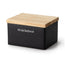 Contenitore rettangolare con coperchio in legno cm 17,5x13,5x11