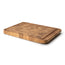 Tagliere rettangolare con scanalatura e struttura a mosaico cm 46x32,5x3,5