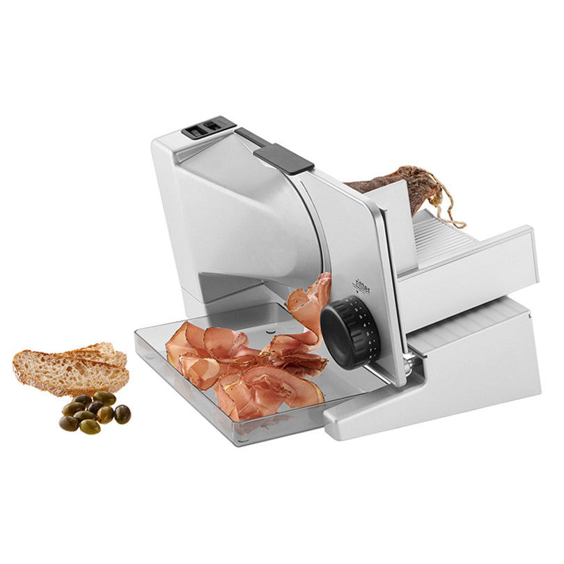 Affettatrice elettrica "Secura9" con coltello liscio cm 30x37x24,5/kg 5,3