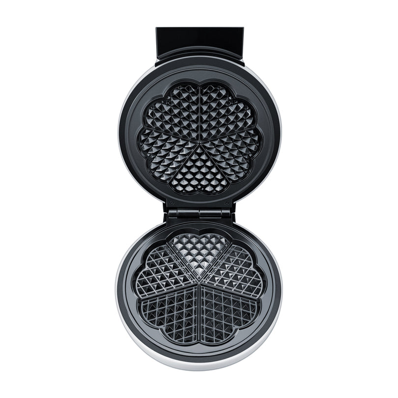 Macchina per waffle WE 16, 5 cavità cuoriforme cm 21x25,5x10,5