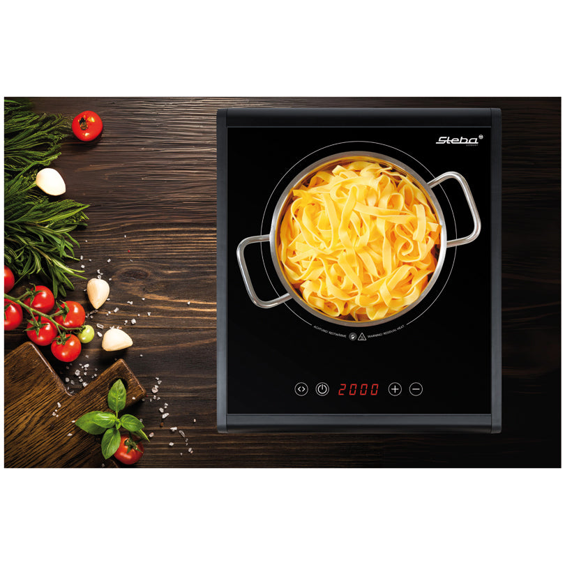 Piano di cottura in vetroceramica "HK 25" cm Ø18,5/cm 27x31x5