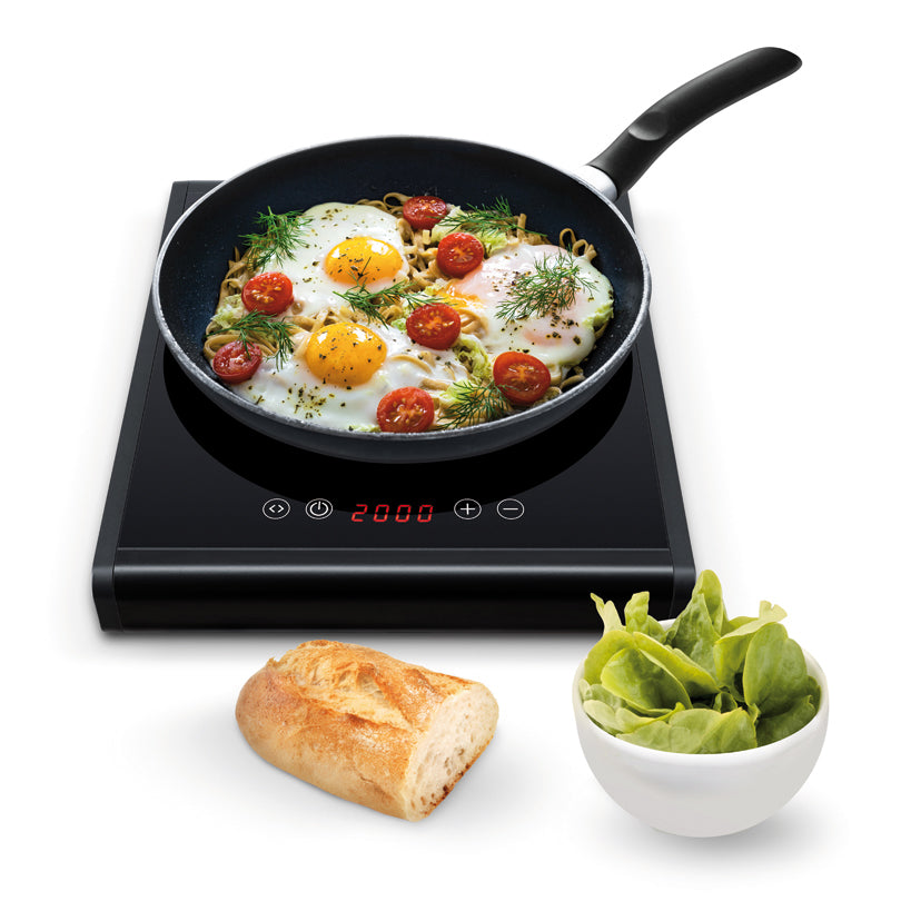 Piano di cottura in vetroceramica "HK 25" cm Ø18,5/cm 27x31x5