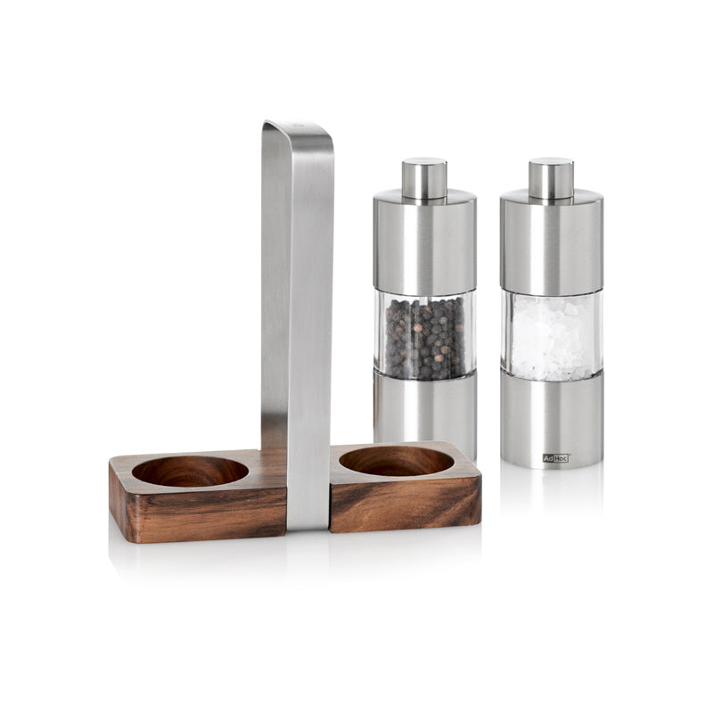 Menagere con macinasale e macinapepe "Classic", 3 pezzi cm 14,5x6x16