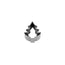 Stampino Albero natale, mini cm 2,3x2x1,6