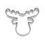 Stampino Testa d'alce cm 7x5,5