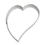 Stampino Cuore curvo grande cm 9x7,5x1,5