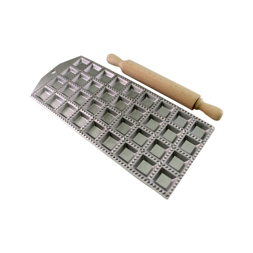 Raviolatore quadro 36 posti con rullo cm 2,5x2,5/13,5x31