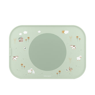 Vassoio antiscivolo "Mio - Little Farm" cm 39,8x27,9x1,2