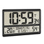 Orologio radiocontrollato digitale XL con igrometro cm 36x2,8x23,5