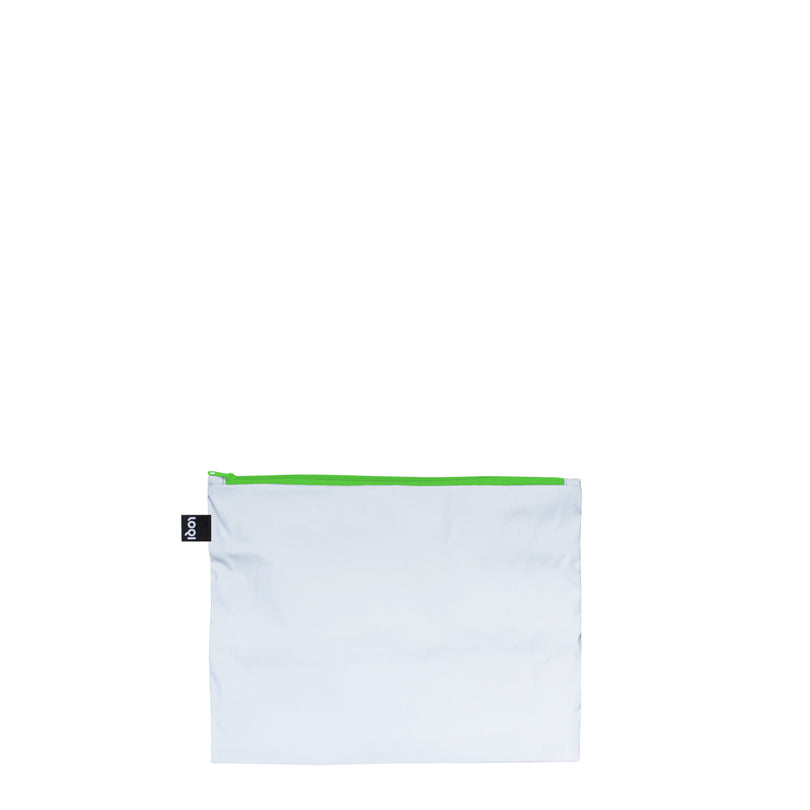 Zip pocket "Reflective - Neon Recycled", confezione assortita da 3 pezzi