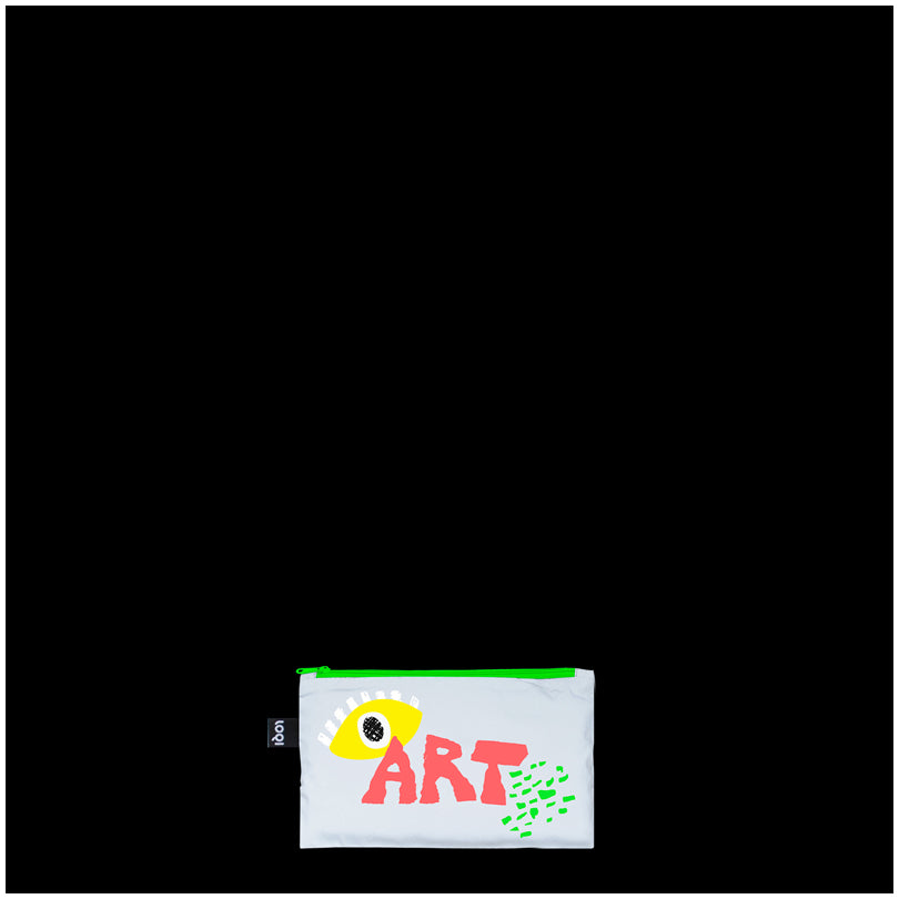 Zip pocket "Classic - Reflective Art Recycled", confezione assortita da 3 pezzi
