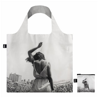 Borsa spesa "Dennis Stock - Venice Beach Rock Festival Recycled" cm 50x42/69