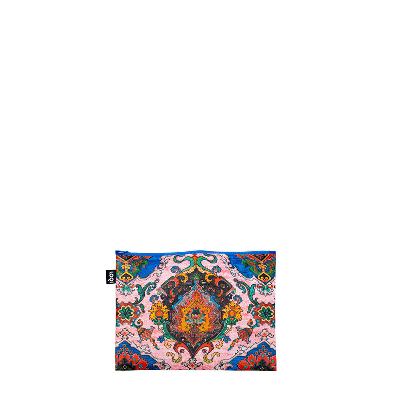 Zip pocket "Decorative Art - Tapestry Tea Rose, Toile de Jouy Juggler, Peacock Power", confezione assortita da 3 pezzi cm 13-25X23-32