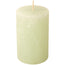 Candela cilindrica light green cm Ø7x14