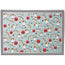 Tovaglietta all'americana rettangolare Country Mushrooms blue cm 48x33
