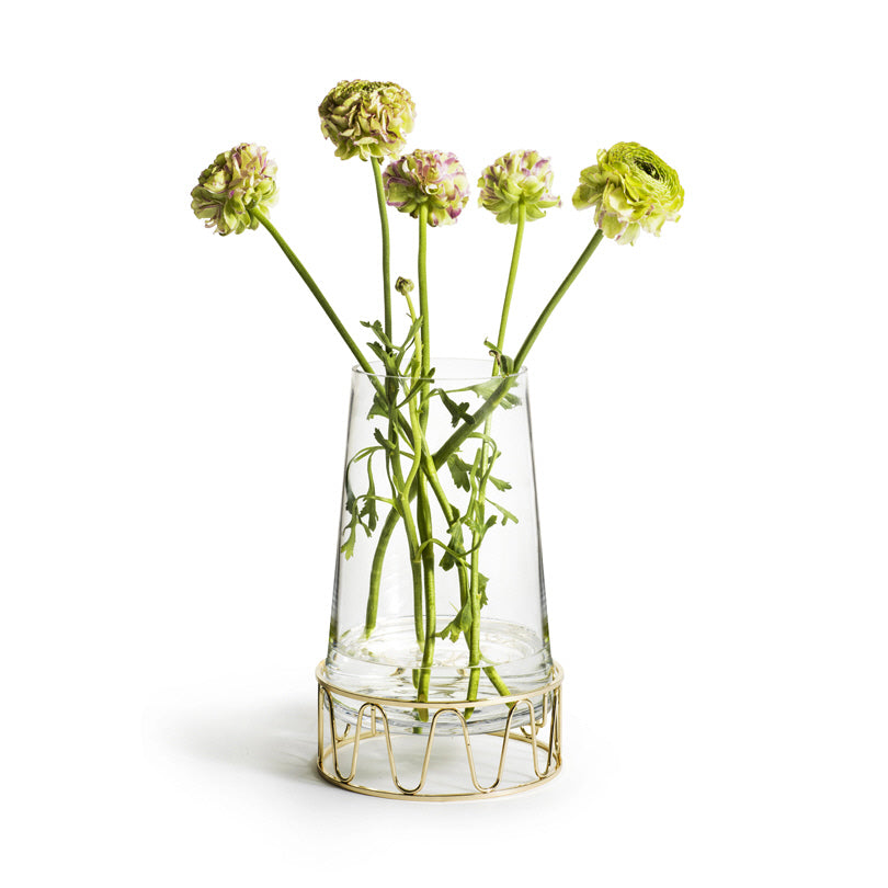Portacandela/Vaso con base cm 16x28