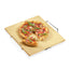 Pietra per pizza rettangolare con supporto cm 38x35,5