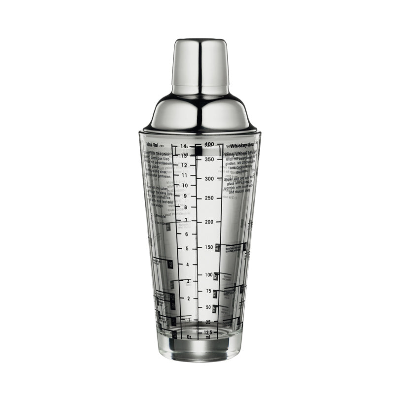Cocktailshaker con ricette cm 8x23/ml 400