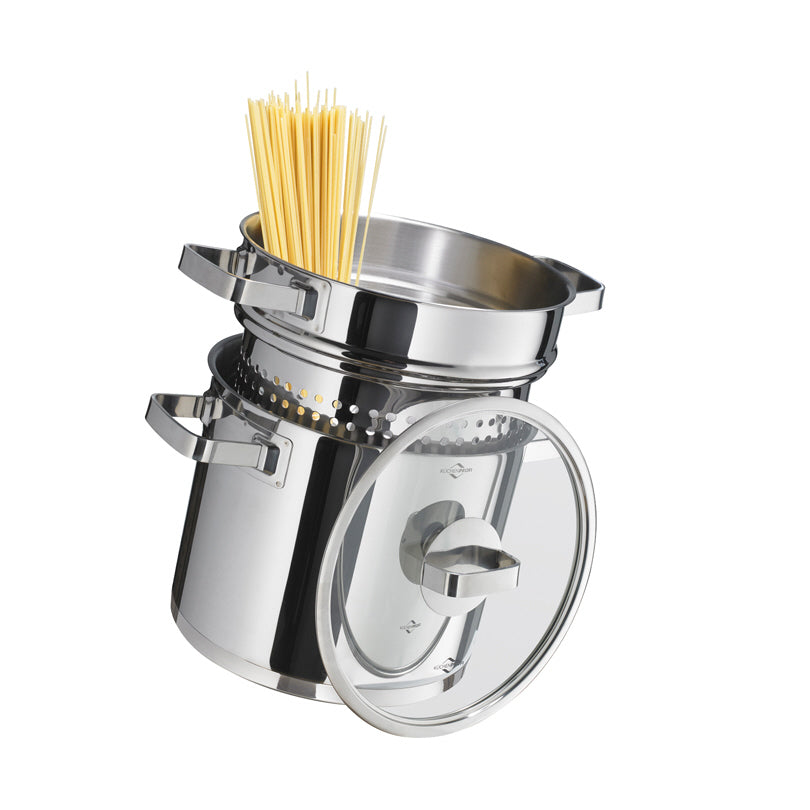 Pentola per pasta "San Remo" 3 pezzi cm Ø22x27/l 6