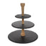 Etagere tonda a 3 piani Party Tower cm Ø30x33