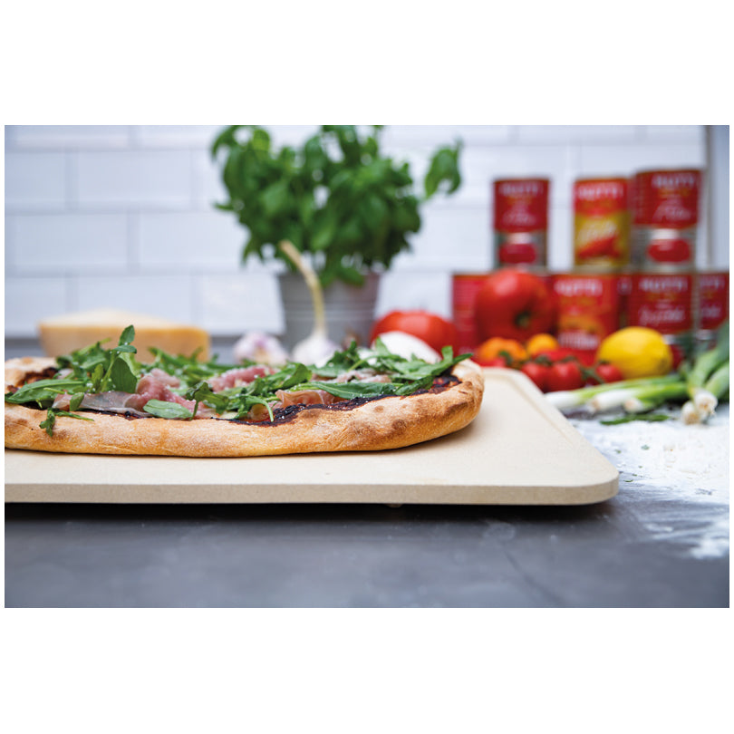 Pietra per pizza rettangolare "Deluxe" cm 40x32x2