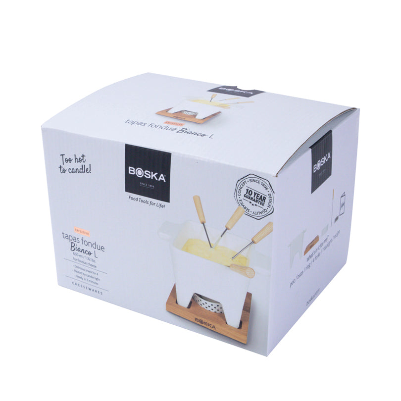 Set per fonduta al formaggio "Tapas L", 6 pezzi l 0,6/cm 17,5x13,5x1