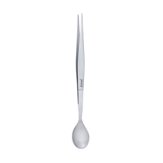 Cucchiaio d'assaggio con pinza "2 in 1" cm 2,5x17