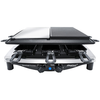 Raclette "Steel Deluxe" per 8 persone cm 37x39x14