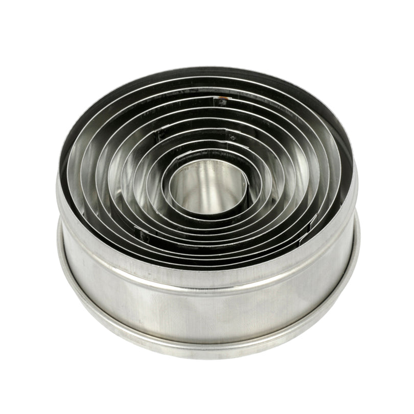 Stampini in scatola 9 pezzi lisci CM 2-8