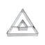 Stampino Triangolo con triangolo cm Ø5