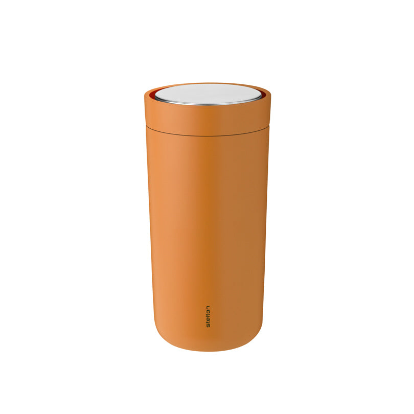 Mug termico a doppia parete in acciaio inox "To Go Click" l 0,4/cm Ø8,3x17