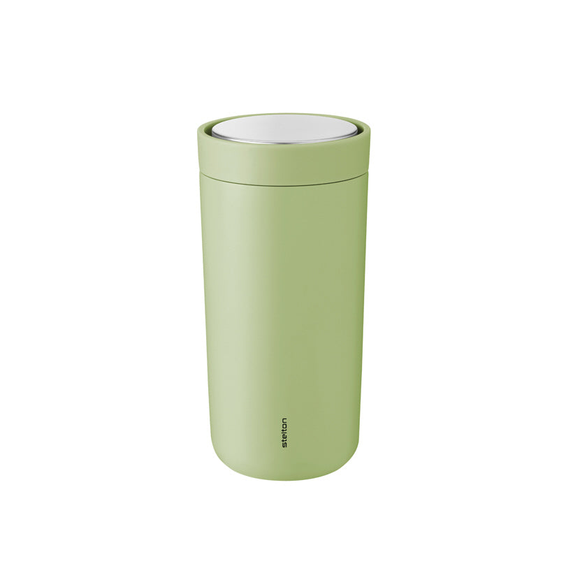 Mug termico a doppia parete in acciaio inox "To Go Click" l 0,4/cm Ø8,3x17