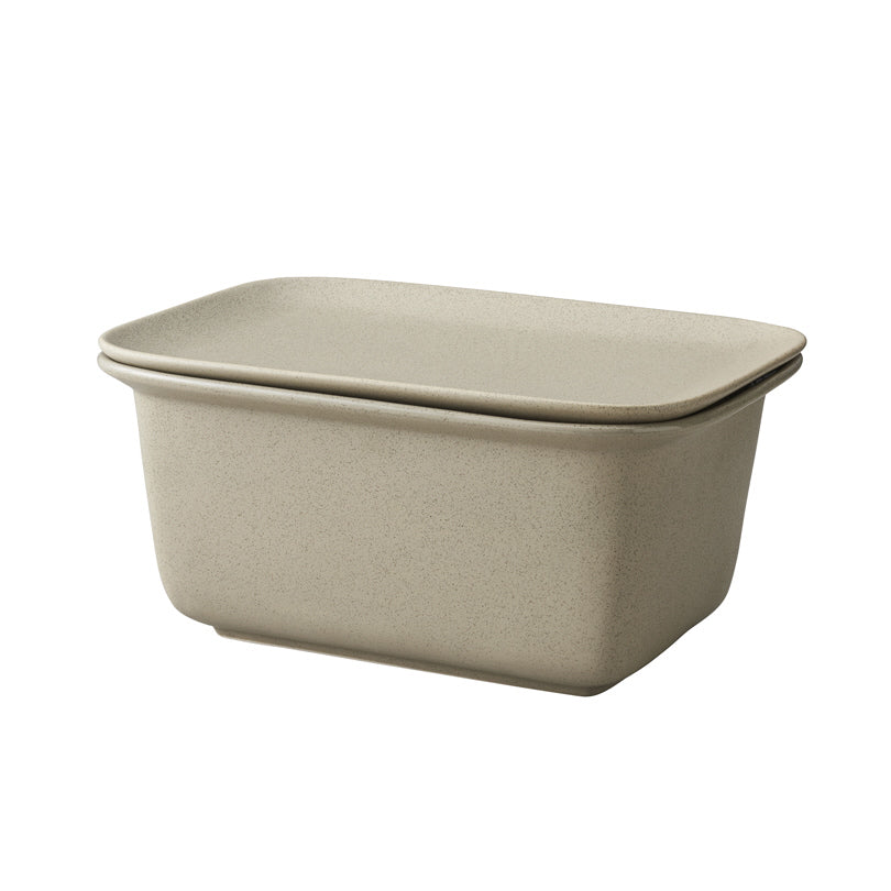 Casseruola da forno con piatto coperchio rettangolare L "Cook & Serve" cm 25x22x13