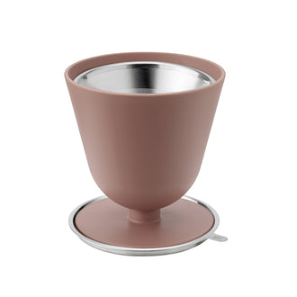 Imbuto Pour-Over con filtro caffè "Slow" e supporto/coperchio cm Ø11,2x11,6