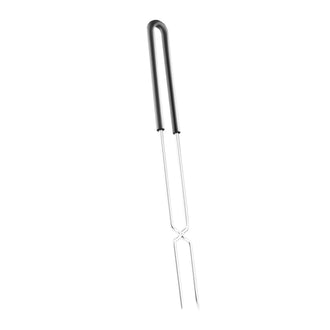 FORCHETTA GRIGLIA INOX/SILICONE CM 41X3,5 CM 41X3,5