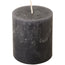 Candela cilindrica grey cm Ø7x8