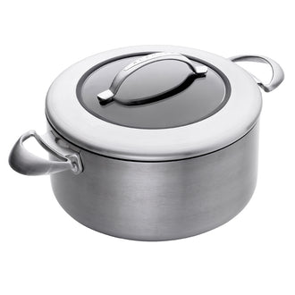 Pentola alta CTX con coperchio in vetro cm Ø26x13,2/l6,5