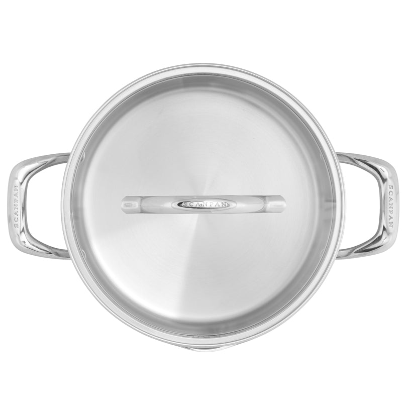 Pentola con coperchio in vetro "STS" cm Ø14/l 4,8