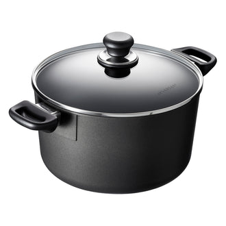 Pentola alta "Classic" con coperchio in vetro cm Ø26x15,3/l 6