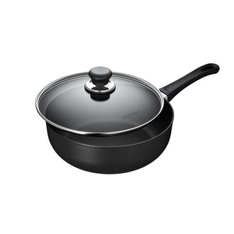 Padella fonda "Classic" con coperchio in vetro cm Ø26x18,3/l 3,7
