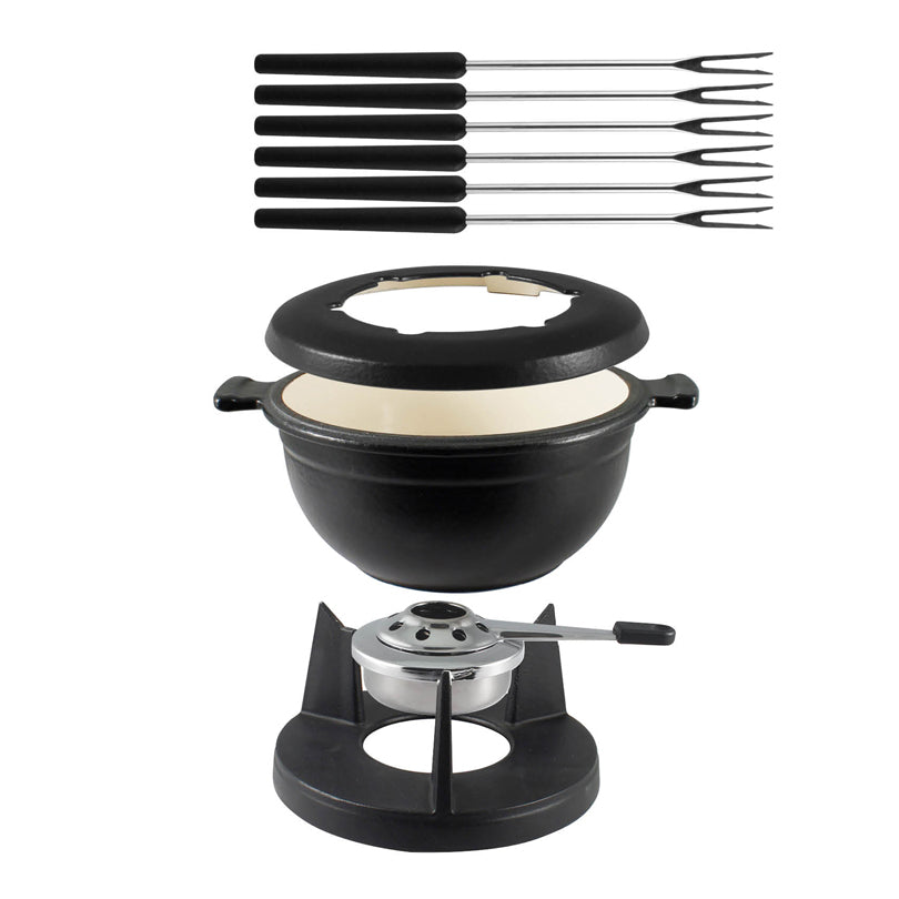 Servizio fonduta "Lucerne", 10 pezzi l 2/cm 28,6x23x16,8