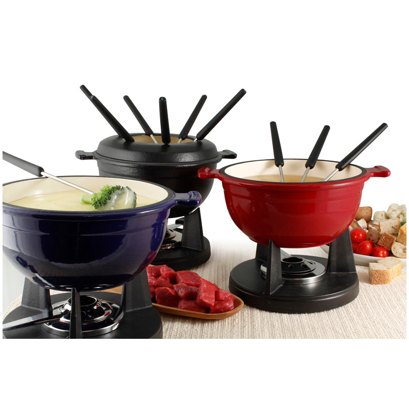 Servizio fonduta "Lucerne", 10 pezzi l 2/cm 28,6x23x16,8