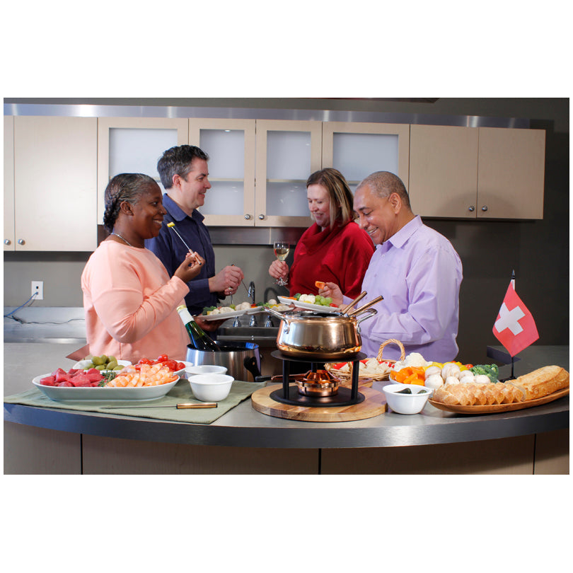 Servizio fonduta "Peak", 10 pezzi l 1,25/cm 24x21,5x18