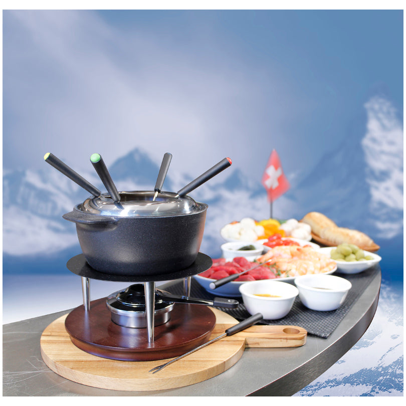 Servizio fonduta "Summit" 10 pezzi l 1/cm 22x21,5x19,5