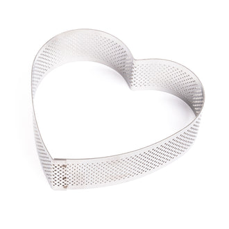 Coppapasta cuoriforme microforato per dolci cm 18x3,5