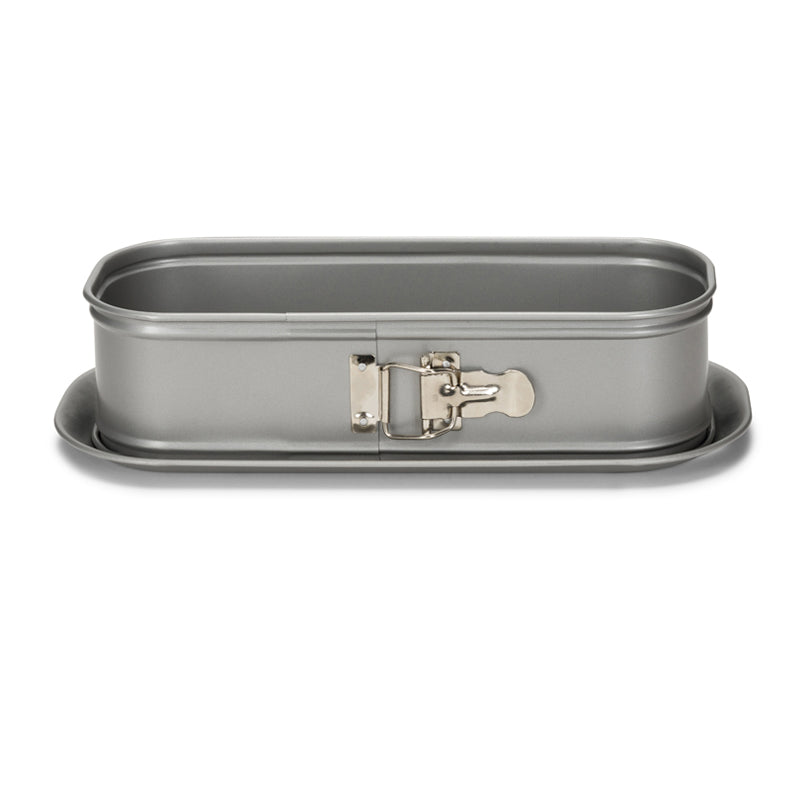 Tortiera apribile rettangolare per Plumecake Silver Top cm 30x8,5