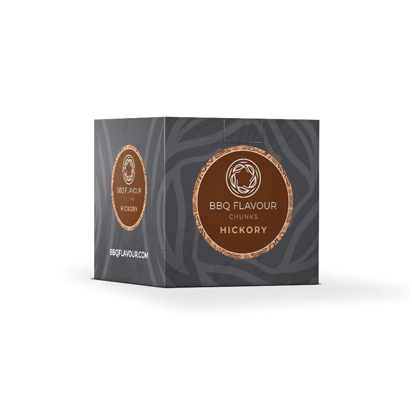Chunks da affumicatura "Hickory", ideali per formaggio, manzo, prosciutto e costine di maiale cm 20,5x20x19