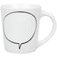 Tazza mug con superficie personalizzabile, disegno: Say it on a mug cl 38/cm Ø9x10