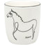 Tazza mug, disegno: Picasso - Le Cheval (il cavallo) ml 230/cm Ø7,4x8