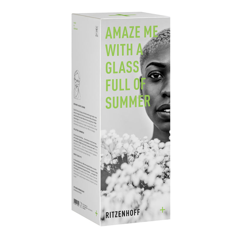 Calice aperitivo Hugo "Sommertau #12 - August Loibner Fioritura del sambuco" cl 54/cm Ø8,3x22,5